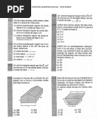 Exercícios Geometria Espacial