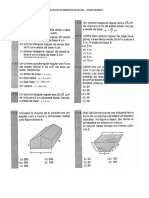 Exercícios Geometria Espacial