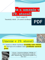 Kultúra A Umenie V: 19. Storočí