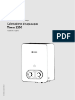 Manual Calentador A Gas Therm 1200 5.5L