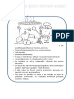 Dez Razões para Comer Sopa Panfleto