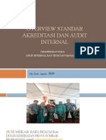 01 Overview Standar Akreditasi Dan Audit Internal