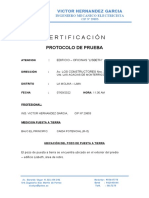 Informe de medición de puesta a tierra edificio Lisbeth