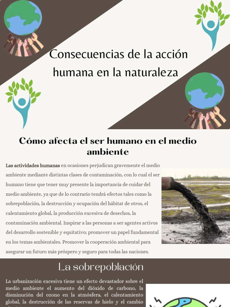 Impacto Humano en el Medio Ambiente | PDF | Destrucción del habitát ...
