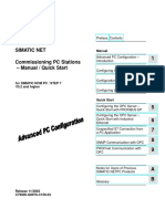 SIMATIC NET Commissioning PC Stations - Manual