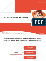 As Subclasses Do Verbo