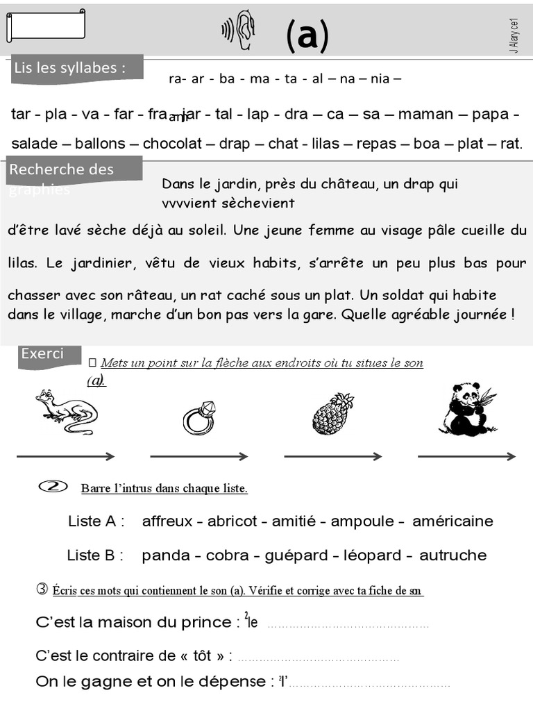 Page De Garde Cahier Du Soir Chut Je Lis Cahier-de-sons-CE1reconstruit 2020-2021 | PDF