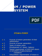 Sources of Steam and Power Generation in Refineries