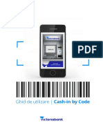 Ghid de Utilizare - Cash-In by Code