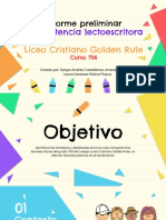 Competencia Lectoescritora: Informe Preliminar