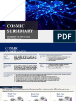 Cosmic Subsidiary Presentation (Case Study Solution)