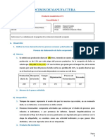 Procesos de manufactura y reducción de desperdicios