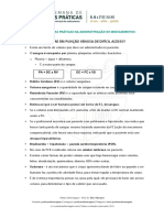 Boas práticas na punção venosa e terapia intravenosa