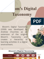 Bloom's Digital Taxonomy