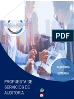 Auditoría Externa: Propuesta de Servicios de Auditoría Externa para ASOCIACIÓN EL CAÑAL DE R.L