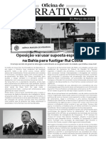 Narrativas: Oposição Vai Usar Suposta Espionagem Na Bahia para Fustigar Rui Costa