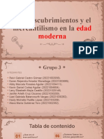 Los Descubrimientos y El Mercantilismo en La: Edad Moderna