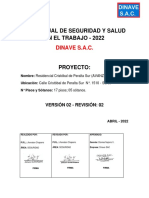 Plan Anual de S.S.T. Dinave Sac-2022