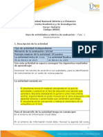 Guia de Actividades y Rúbrica de Evaluación - Unidad 1 - Fase 1 - Reconocimiento