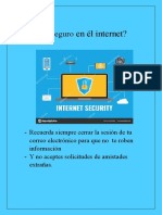 Afiche Sobre Seguridad en Internet...