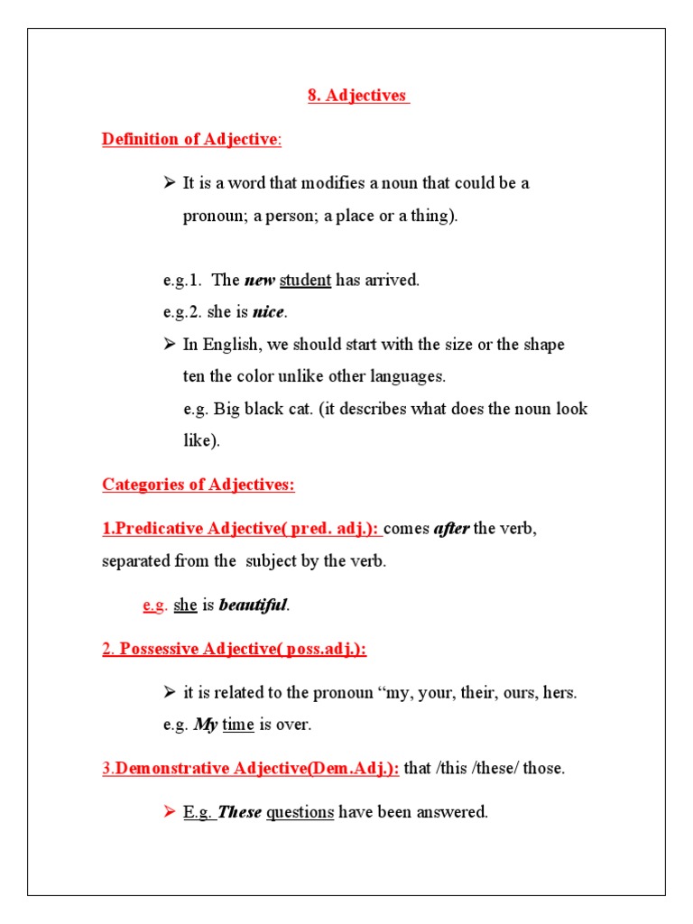 COMPARATIVE AND SUPERLATIVE ADJECTIVES LIST WITH MORE AND MOST PDF visual data 5