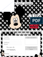 Planner Mickey