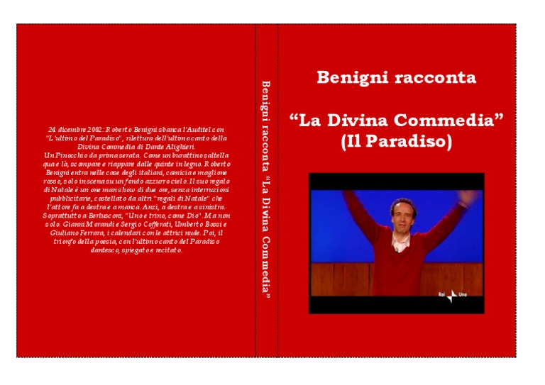 Benigni Racconta La Divina Commedia PDF