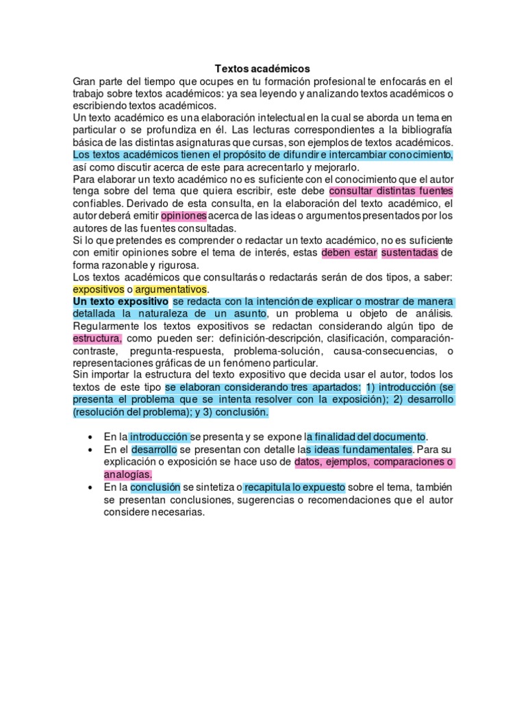 Ejemplos de Textos Académicos | PDF | Evidencia | Conocimiento