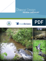 Natural Channel Design: Review Checklist