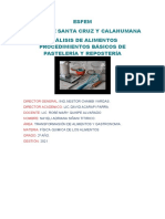 Esfem Andres de Santa Cruz Y Calahumana Análisis de Alimentos Procedimientos Básicos de Pastelería Y Repostería