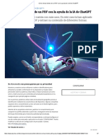 Cómo Extraer Textos de Un PDF Con La Ayuda de La IA de ChatGPT