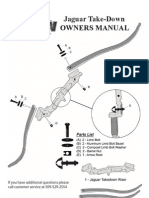 Jaguar Take-Down Owners Manual: If You Have Additional Questions Please Call Customer Service at 509-529-2554