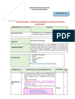 Sesion 03 Tutoria Compartiendo Nuestras Experiencias en Vacaciones Miercoles 22-03-2022