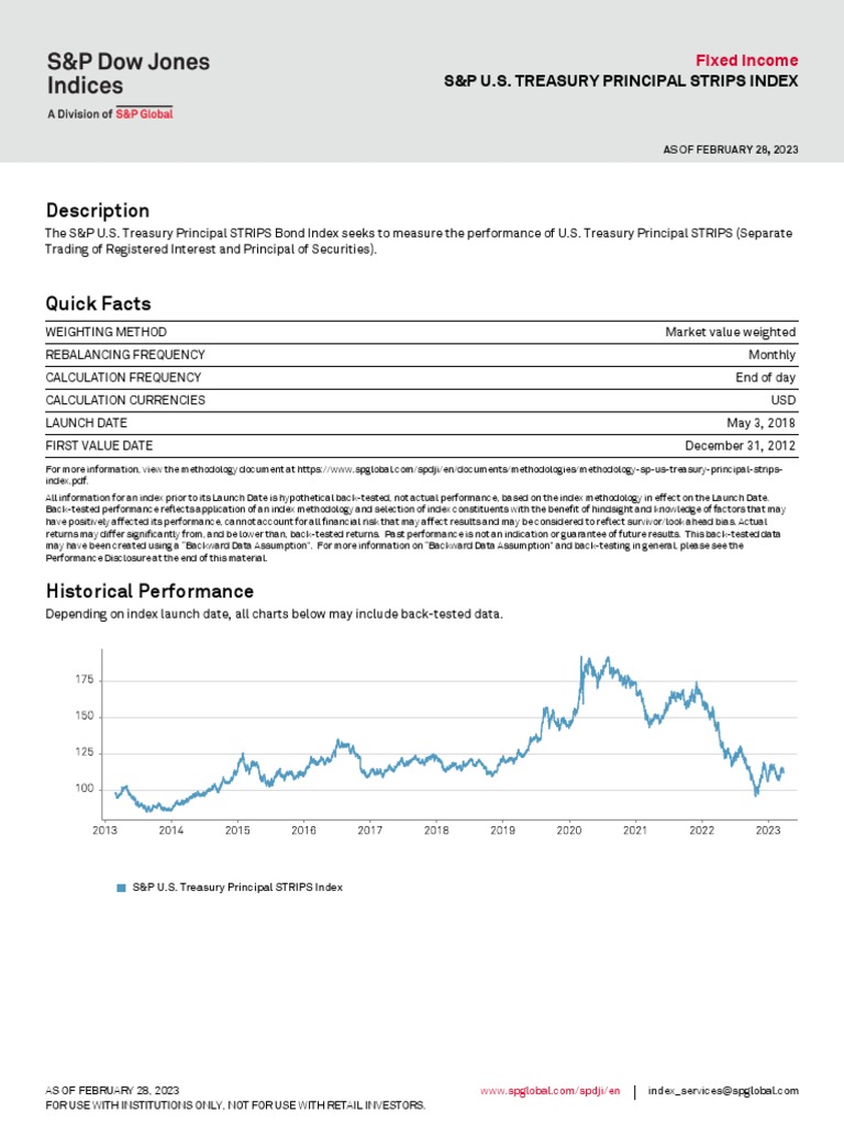 Treasury Strips Example