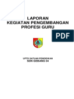 Laporan KGT Profesi Guru