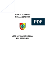 Jadwal Supervisi Revisi