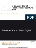 Fundamentos de Audio Digital: Introducción A La Lectura y Escritura de Archivos WAV