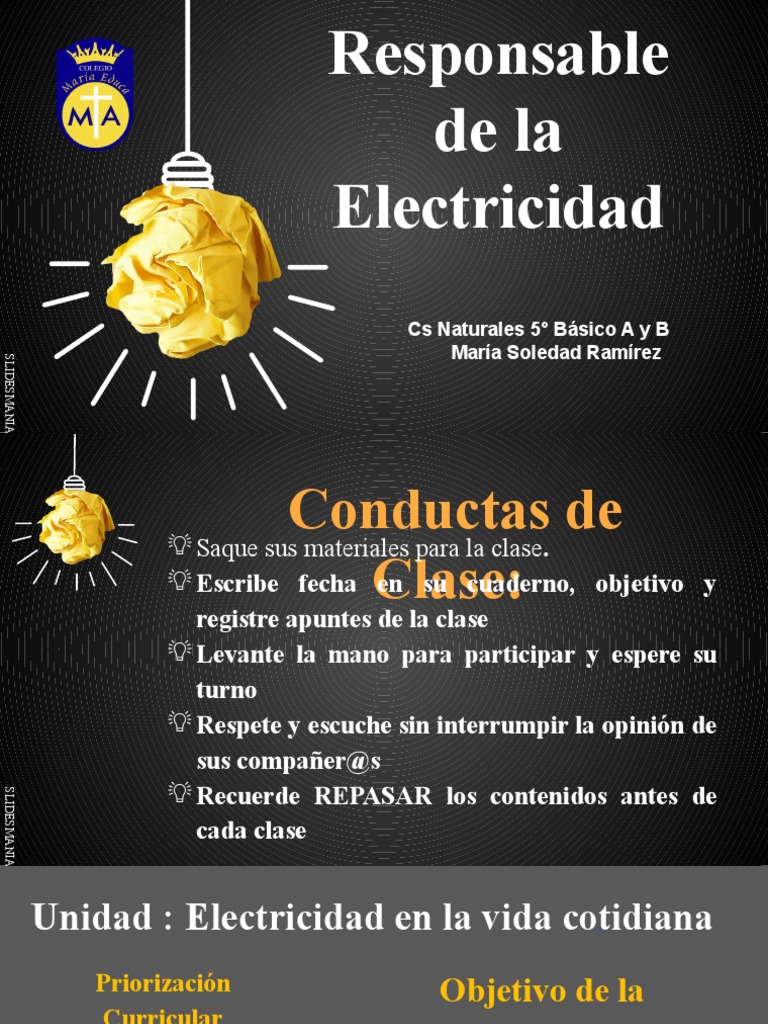 Uso Responsable de la Electricidad | PDF | Ingenieria Eléctrica ...