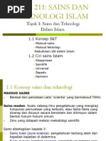 Nota CTU 211 (Sejarah Sains Dan Teknologi Islam)