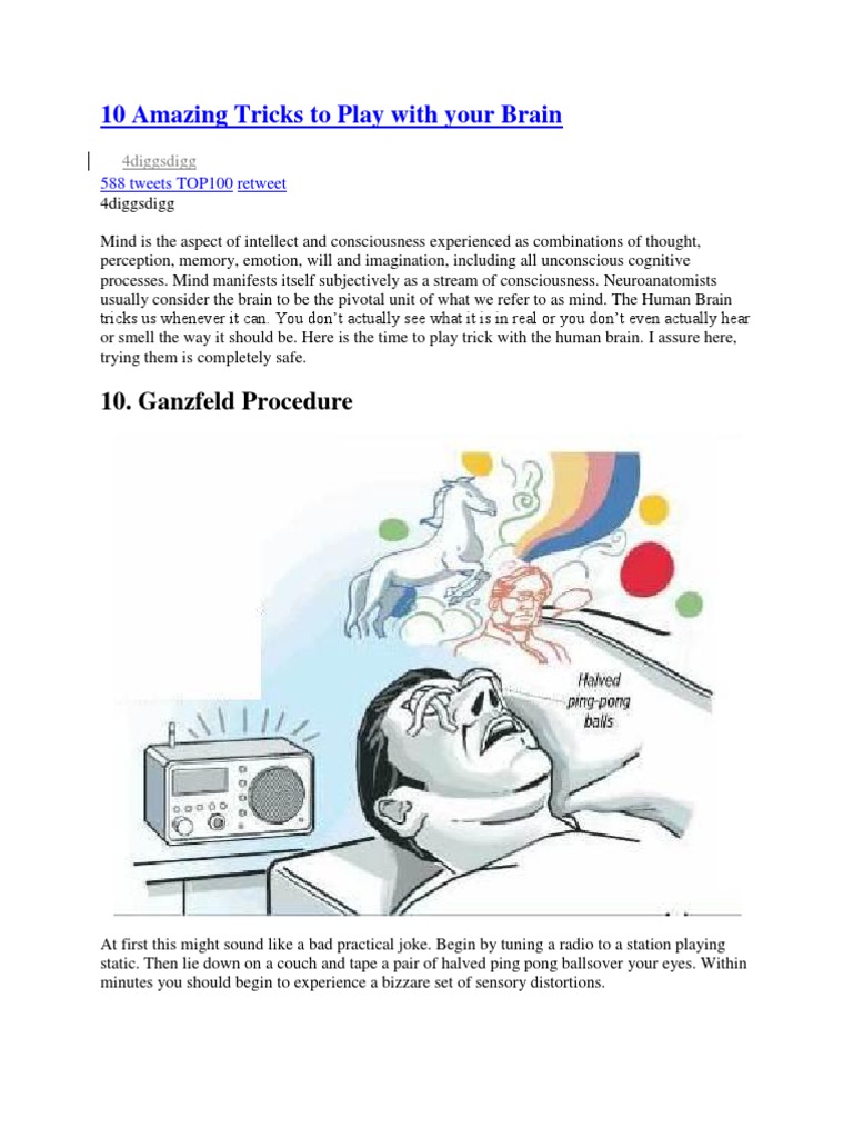 10 Amazing Tricks To Play With Your Brain Sound Pitch Music