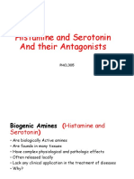 Histamine Ans Serotonin and Their Antagonists 2020 - 2021