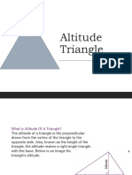 Find the Altitude of a Triangle Using its Area and Base Length