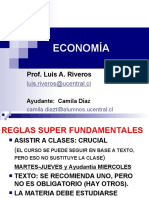Economía: Prof. Luis A. Riveros