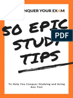 50 Epic Study Tips Conquer Your Exam