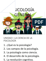 Psicología General: Psicología Como Ciencia Máximo Lui Lam Campos