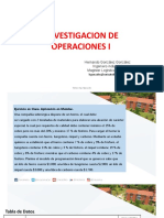 Investigacion de Operaciones I: Hernando González González Ingeniero Industrial Magister Logística Integral