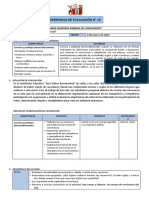 Experiencia de Evaluación #15: "Elaboramos Nuestras Normas de Convivencia"