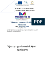 TY01 0213 - Uprava Vyrazu S Goniometrickymi Funkcemi