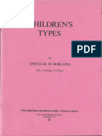 Children's Types Douglas M. Borland (Homeopathy)