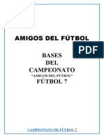 Bases Del Campeonato Amigos Del Futbol